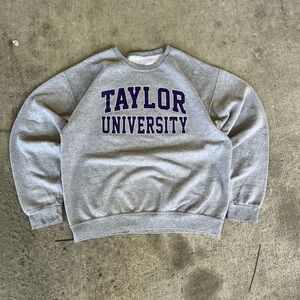 Taylor University Gray Sweater